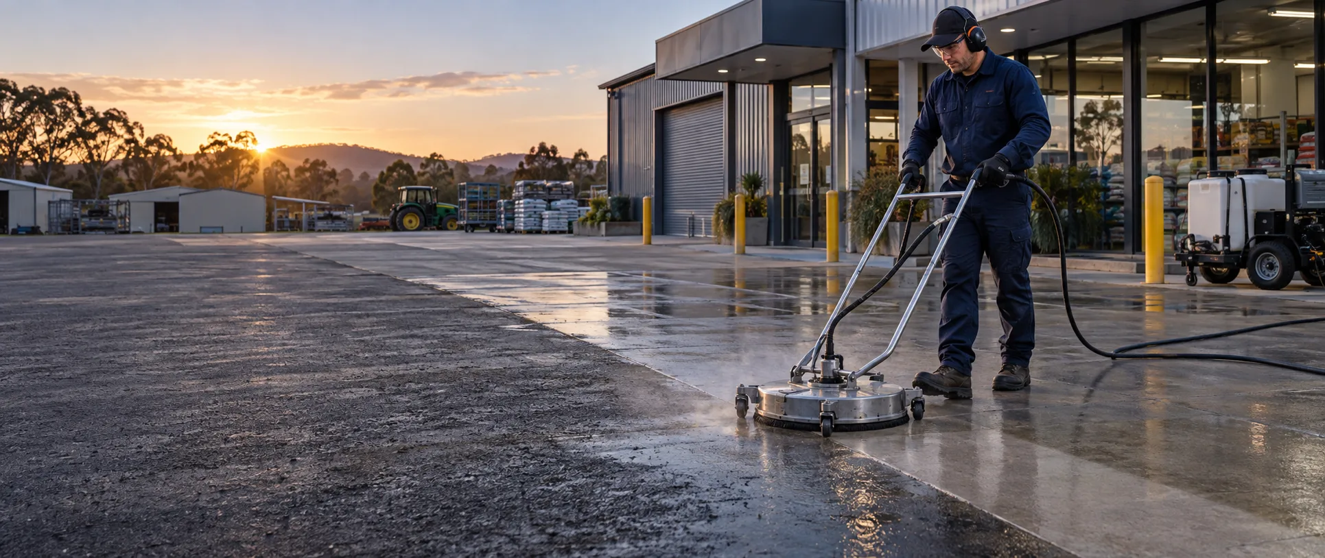 Commercial pressure washing in Warrnambool